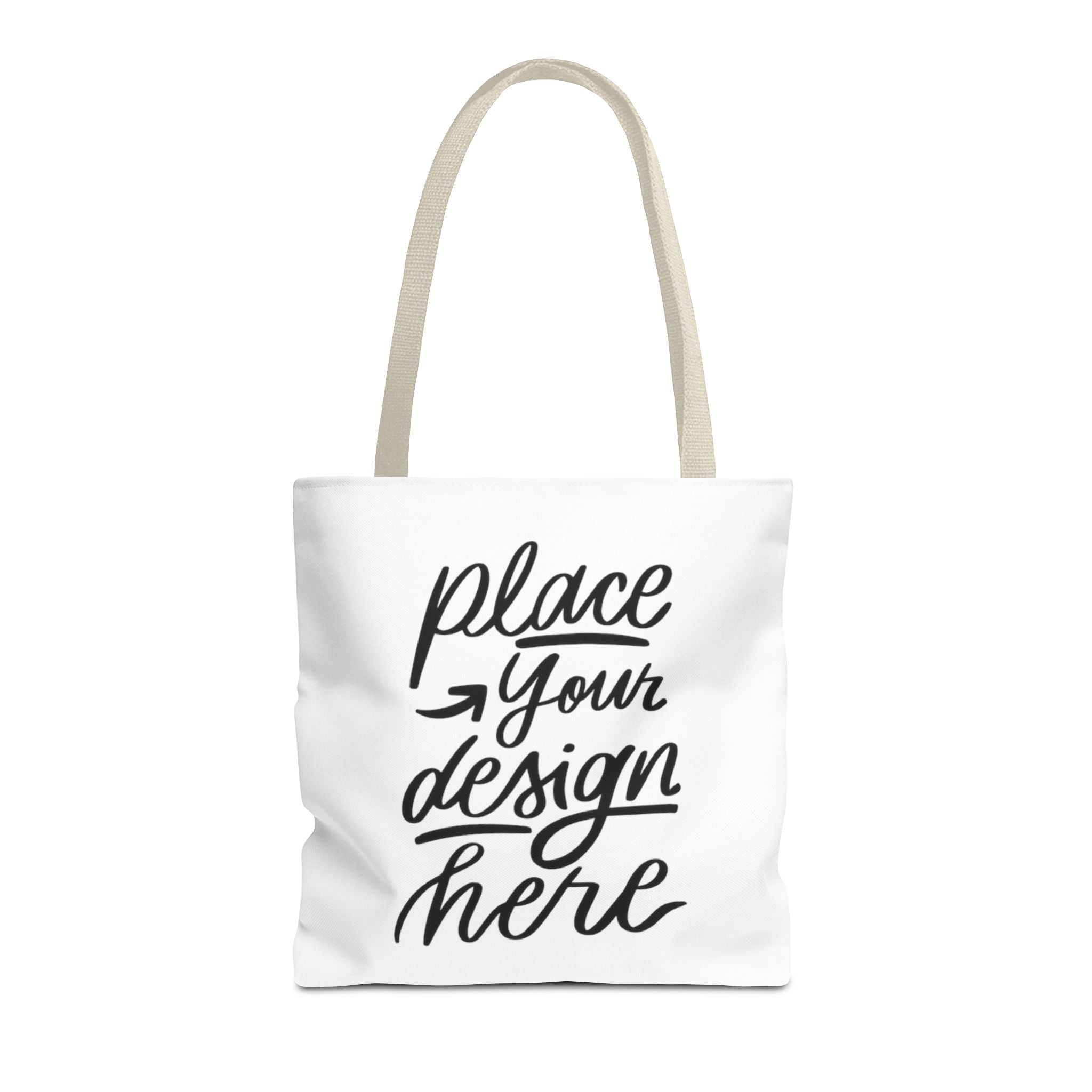 Custom Printed Tote Bag — Personalized All-Over-Print Canvas Shopper