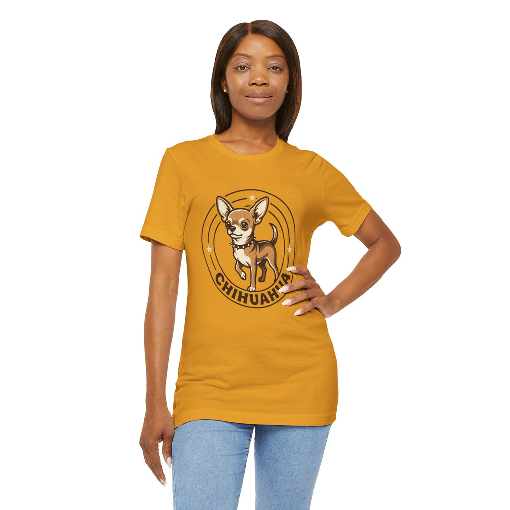 Chihuahua Graphic Tee — Cute Cartoon Dog T‑Shirt for Chihuahua Lovers