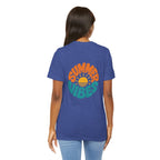 Summer Vibes Tee — Retro Sun Graphic Back Print