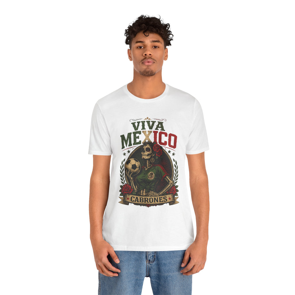 Mexico Catrina Skull T‑Shirt — Day of the Dead Mexican Soccer Tee