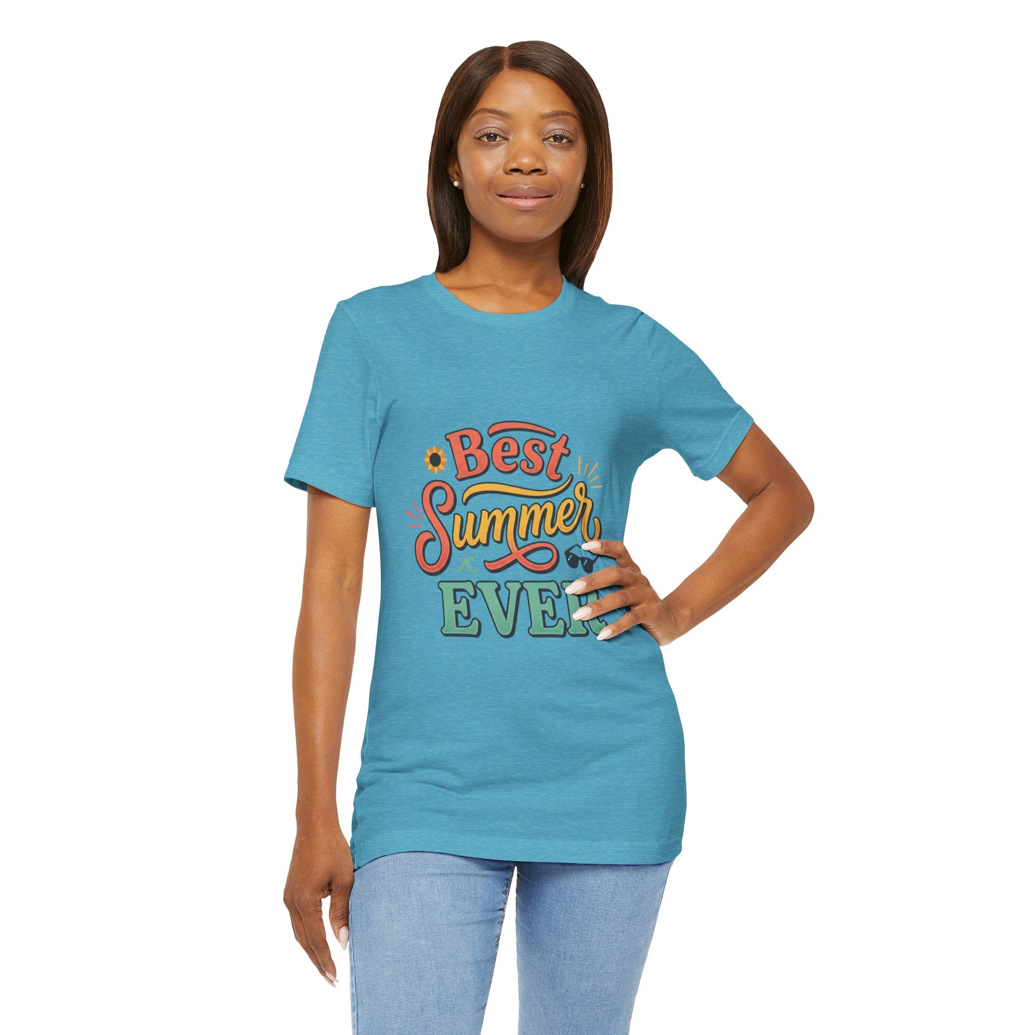 Best Summer Ever T-Shirt — Retro Colorful Vacation Tee