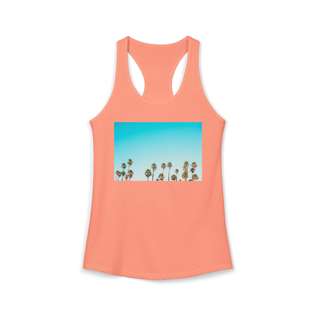 Women's Ideal Racerback Tank - Summer Palms