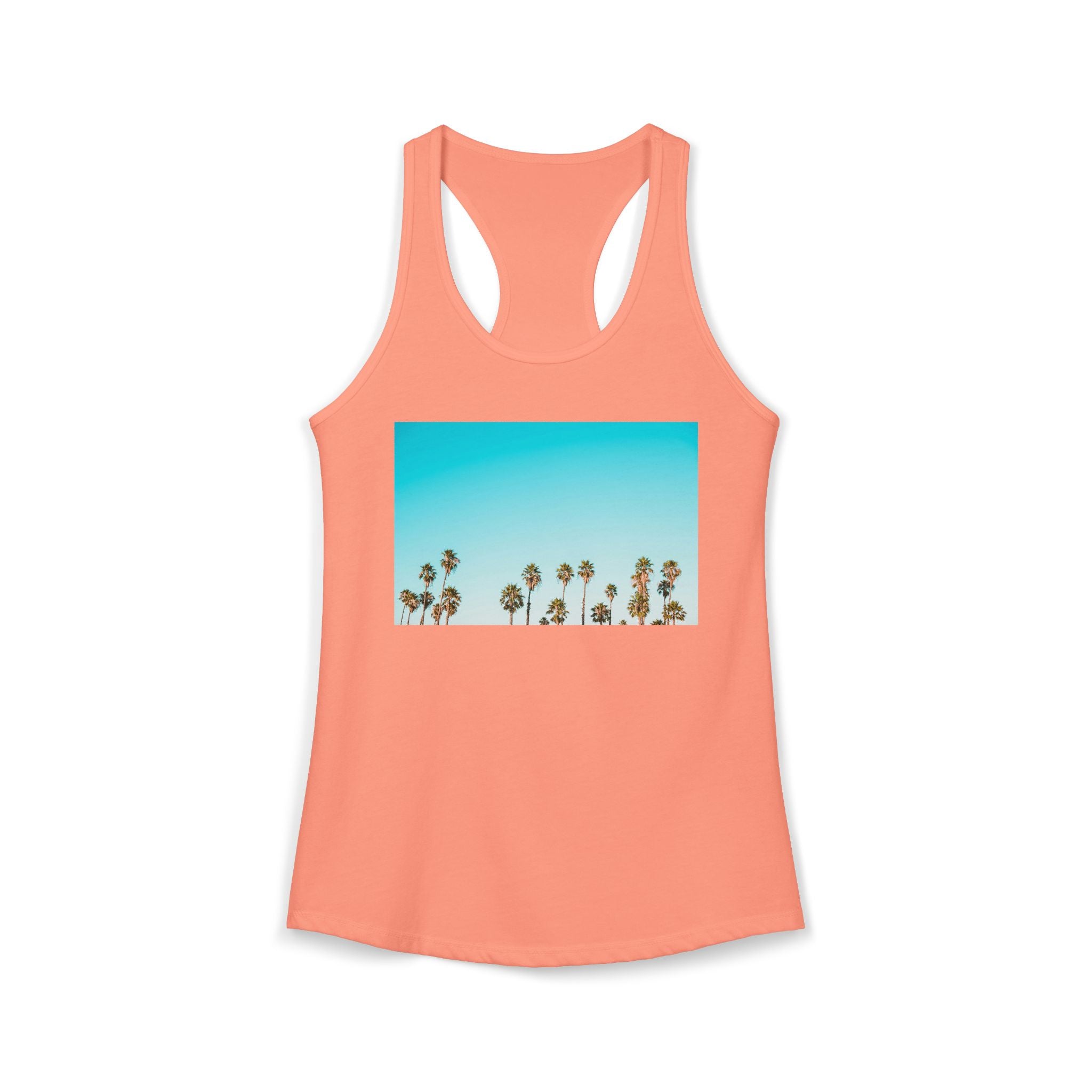 Women's Ideal Racerback Tank - Summer Palms