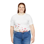 Floral Meadow Tee – Pink Wildflower Field Graphic T-Shirt