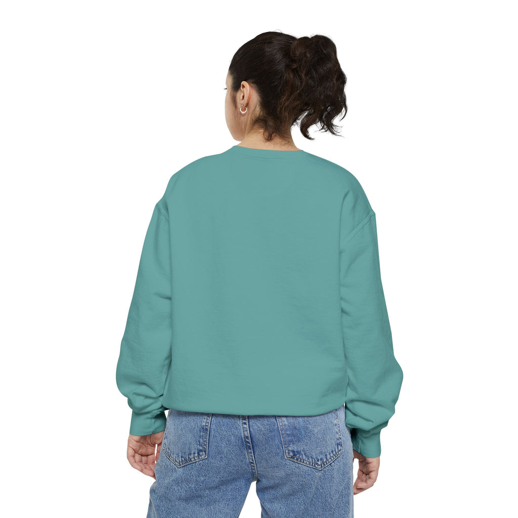 Floral Meadow Sweatshirt — Pink Cosmos Garden Crewneck