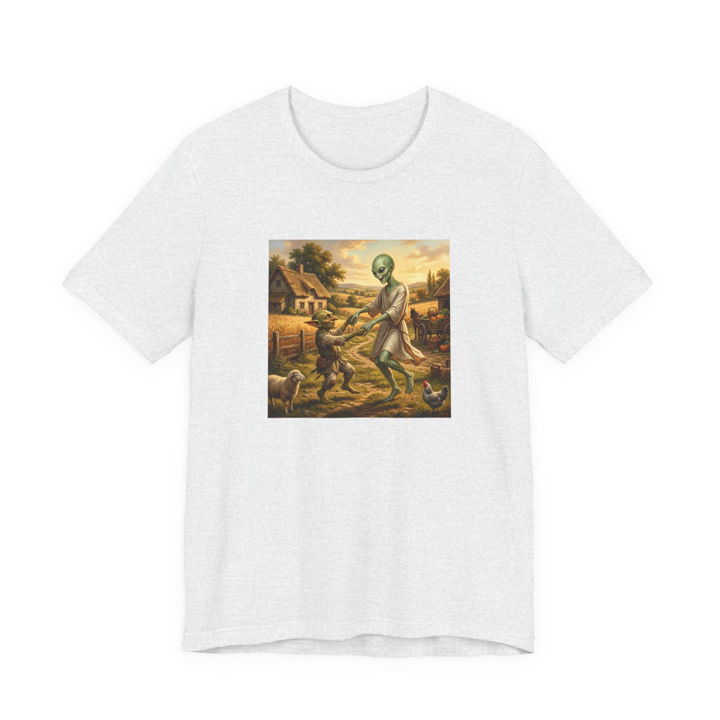 Alien Harvest Vintage Art T‑Shirt