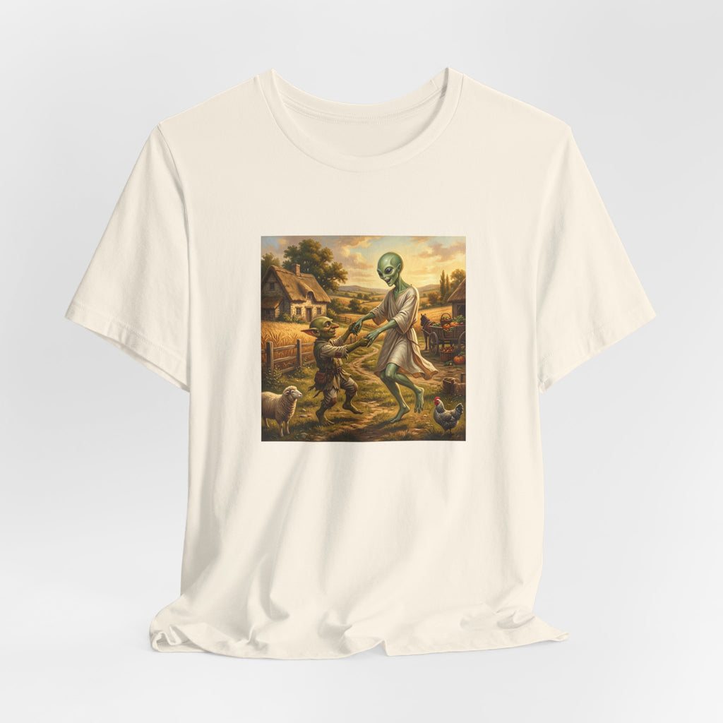 Alien Harvest Vintage Art T‑Shirt