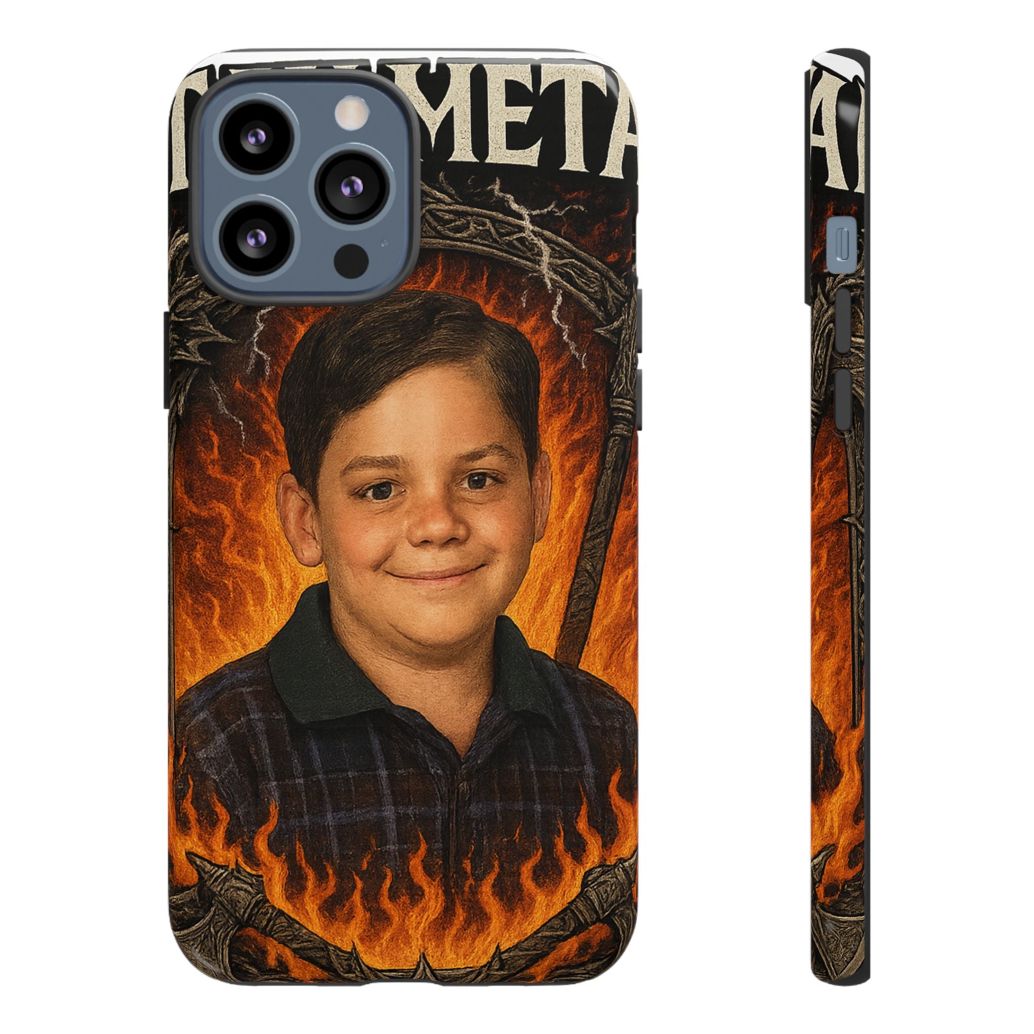 Metalhead Phone Case, Tough Cases for Music Lovers, Personalize with Unique Art, Gift for Metal Fans, Rock Lover's Accessory