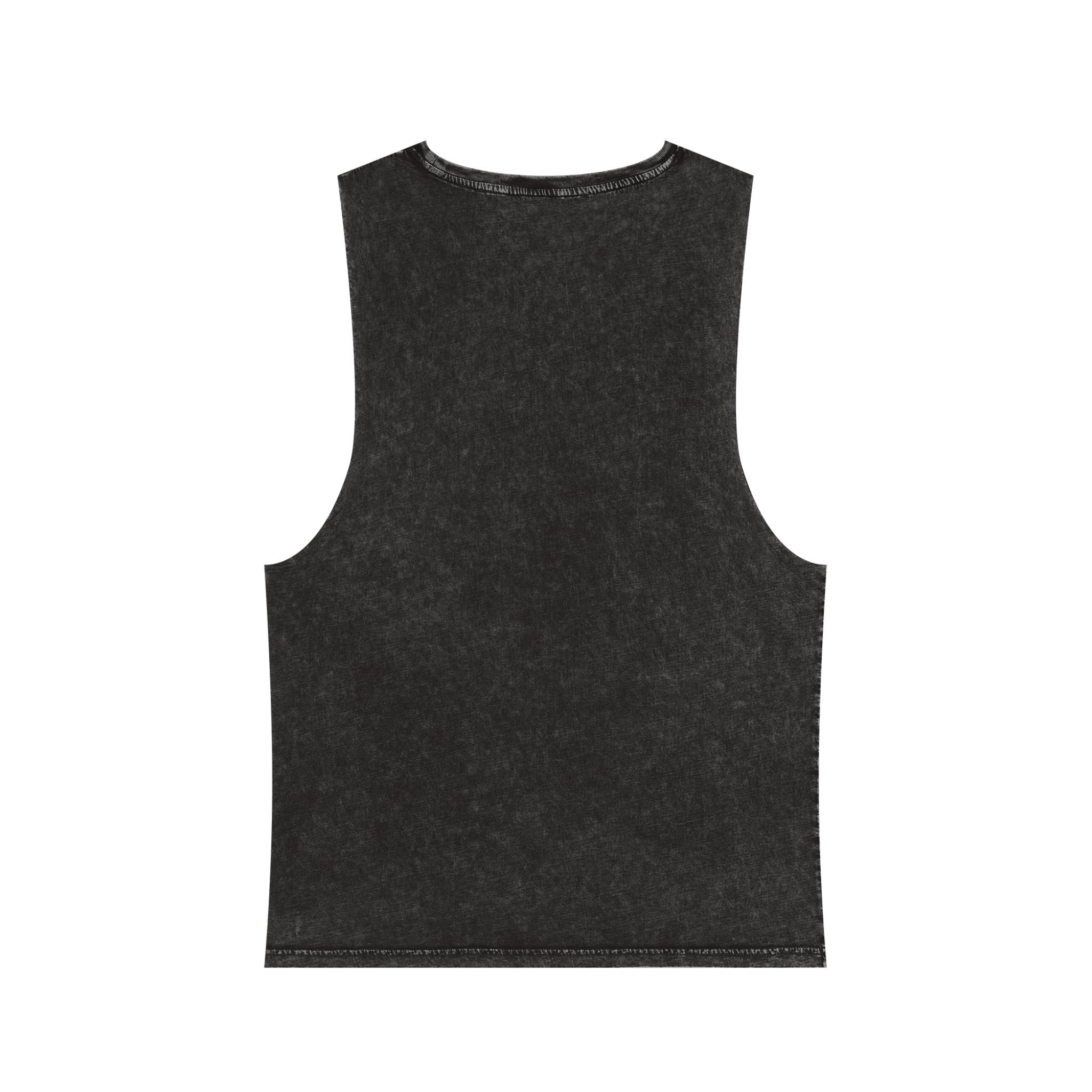 Custom Stonewash Muscle Tank — Vintage Wash Sleeveless Top