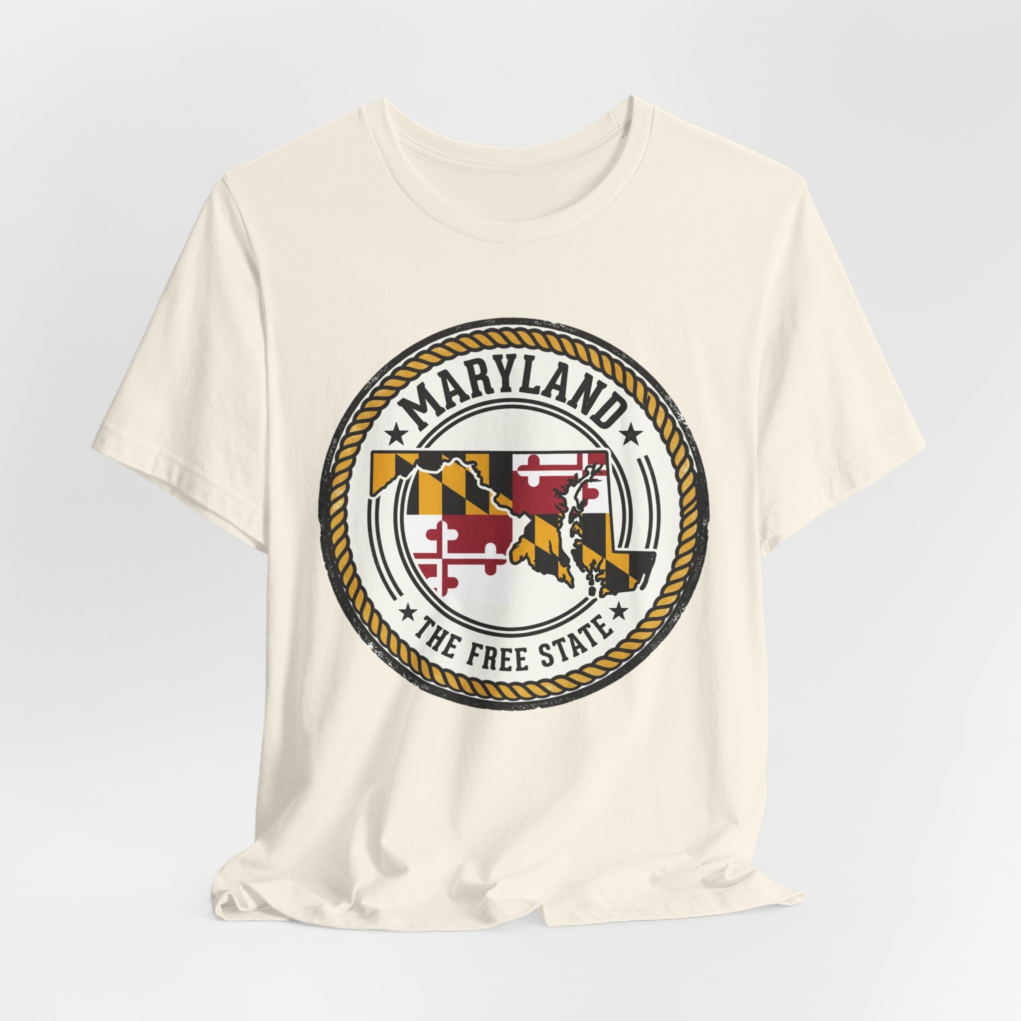 Maryland State Seal T-Shirt – The Free State Flag Emblem Tee