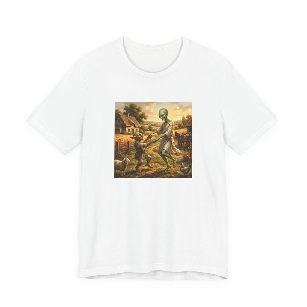 Alien Harvest Vintage Art T‑Shirt
