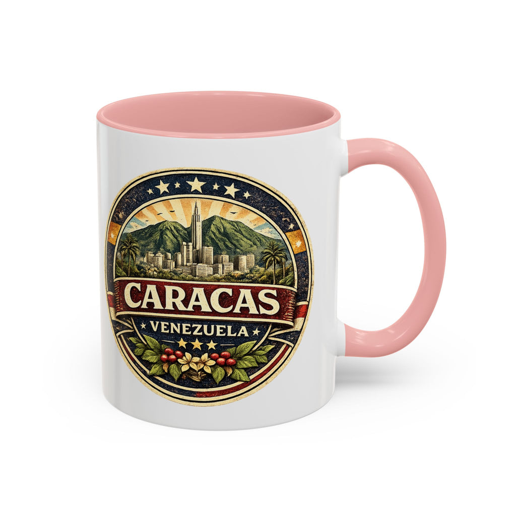 Caracas Venezuela Vintage Travel Accent Coffee Mug