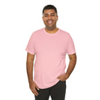 Nature Sunset Mountain Back Design T-Shirt — Scenic River & Pine Forest Graphic Tee