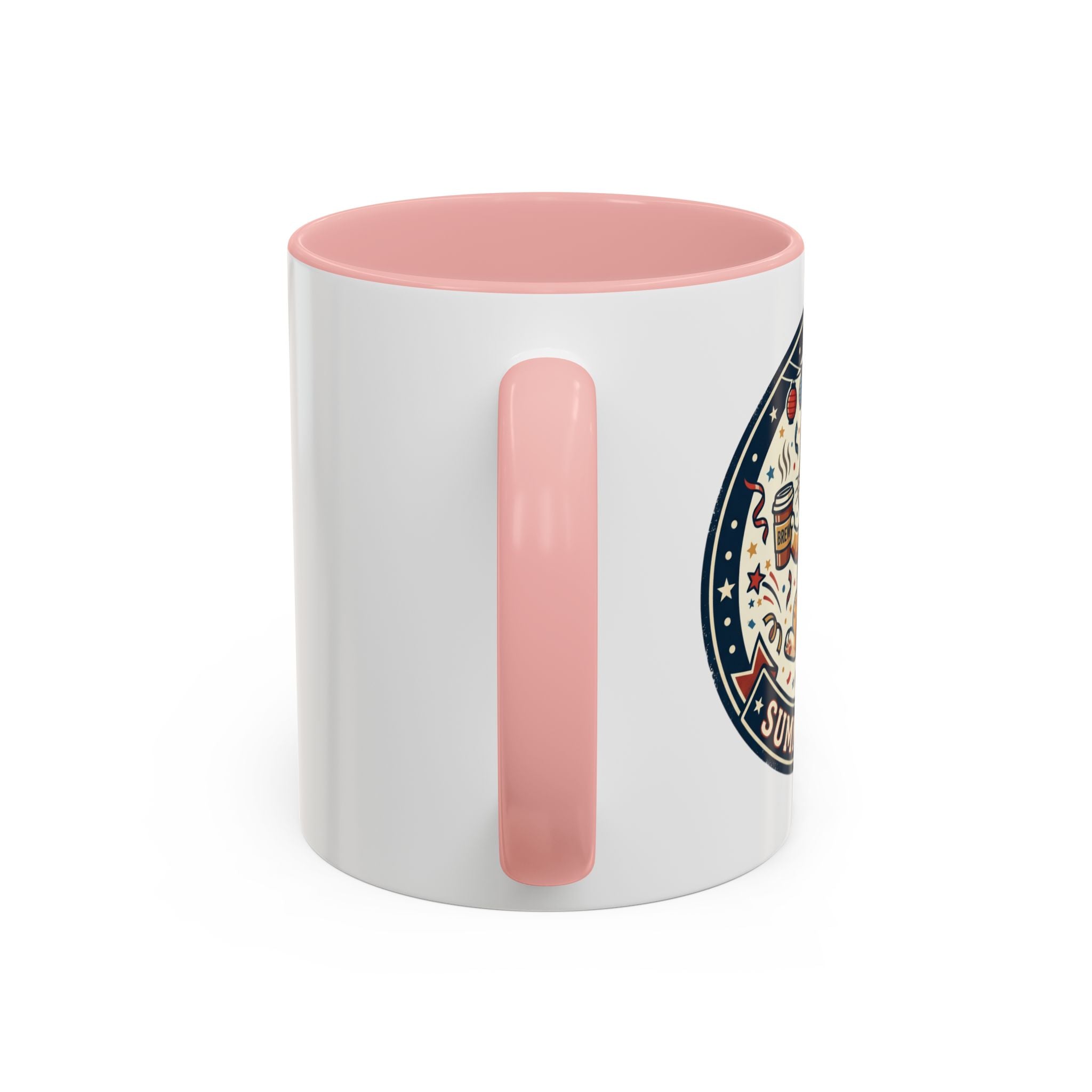 Space Camper Patch Coffee Mug — Retro Astronaut Camper 11/15oz Accent Mug