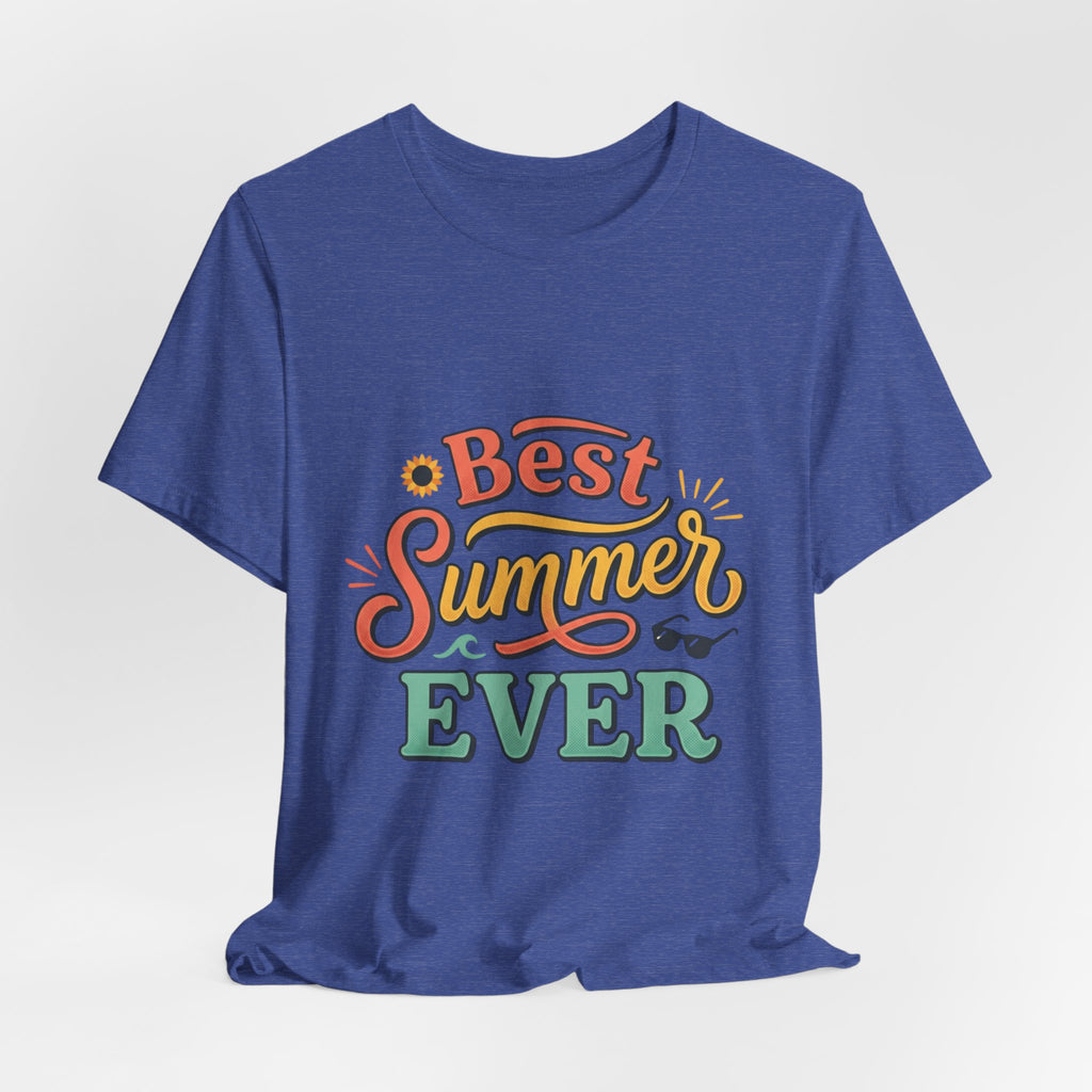Best Summer Ever T-Shirt — Retro Colorful Vacation Tee