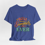 Best Summer Ever T-Shirt — Retro Colorful Vacation Tee