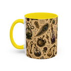 The Alchemist's Cabinet Coffee Mug — Vintage Apothecary Accent Mug (11/15 oz)