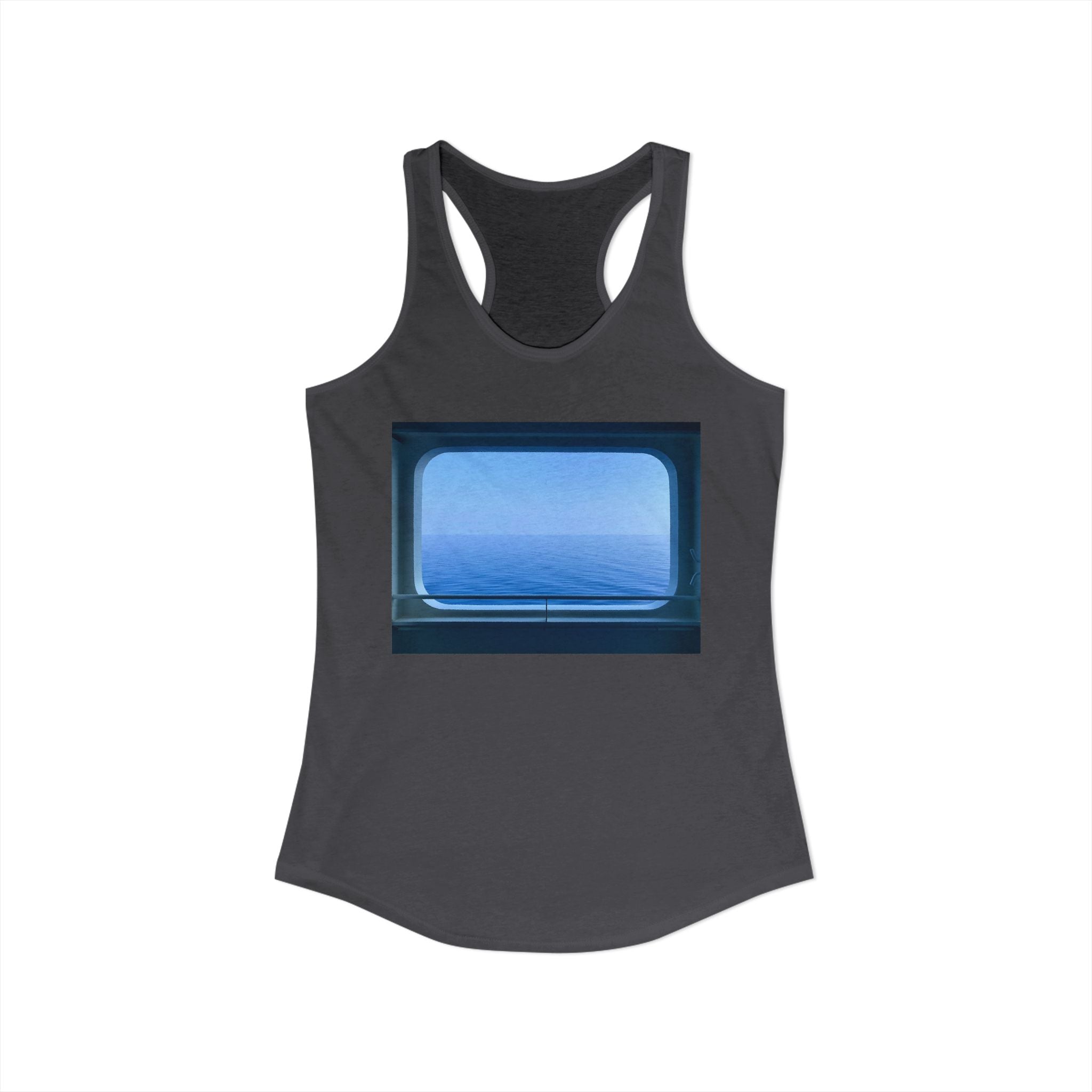 Women's Ideal Racerback Tank - Summer Ocean View
