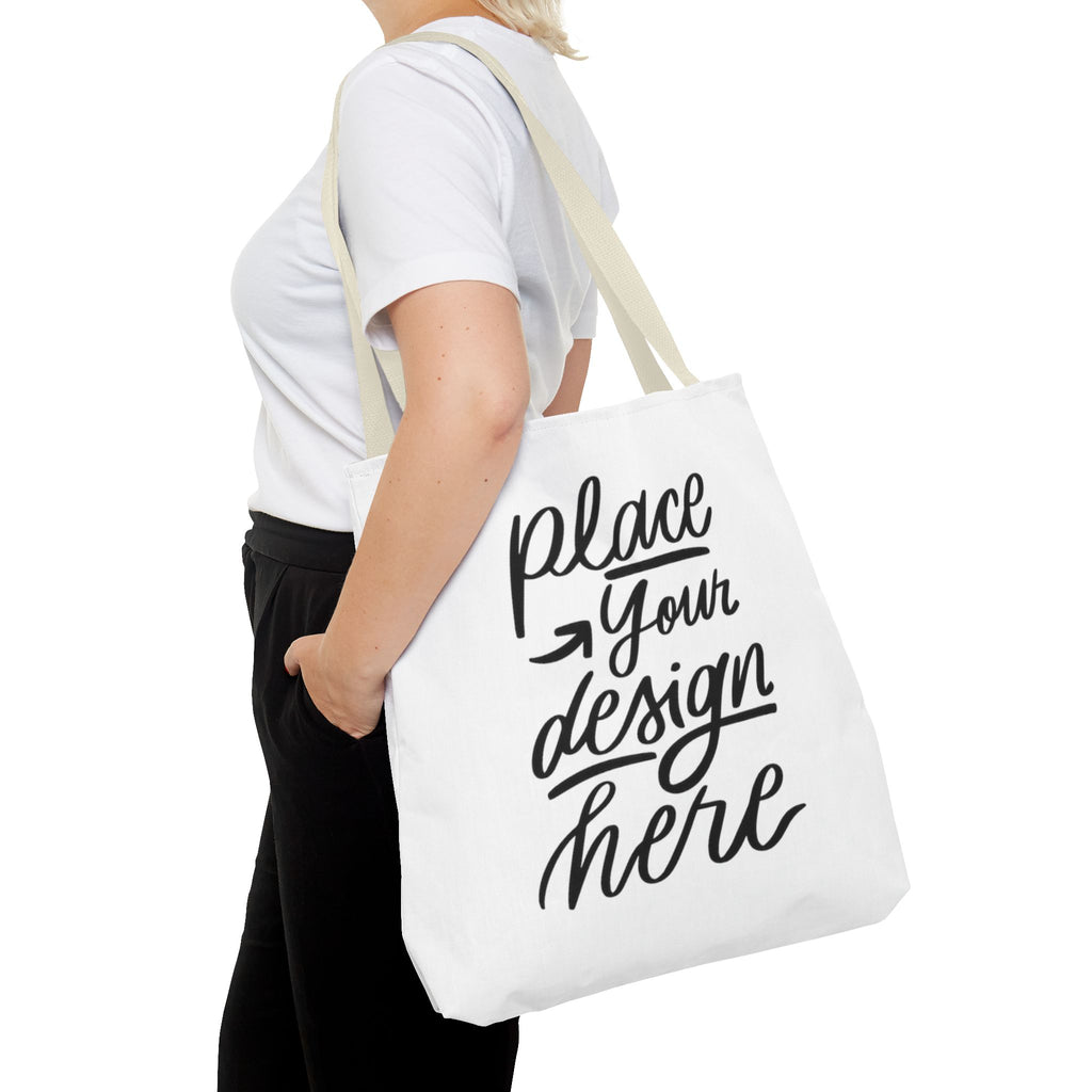 Custom Printed Tote Bag — Personalized All-Over-Print Canvas Shopper