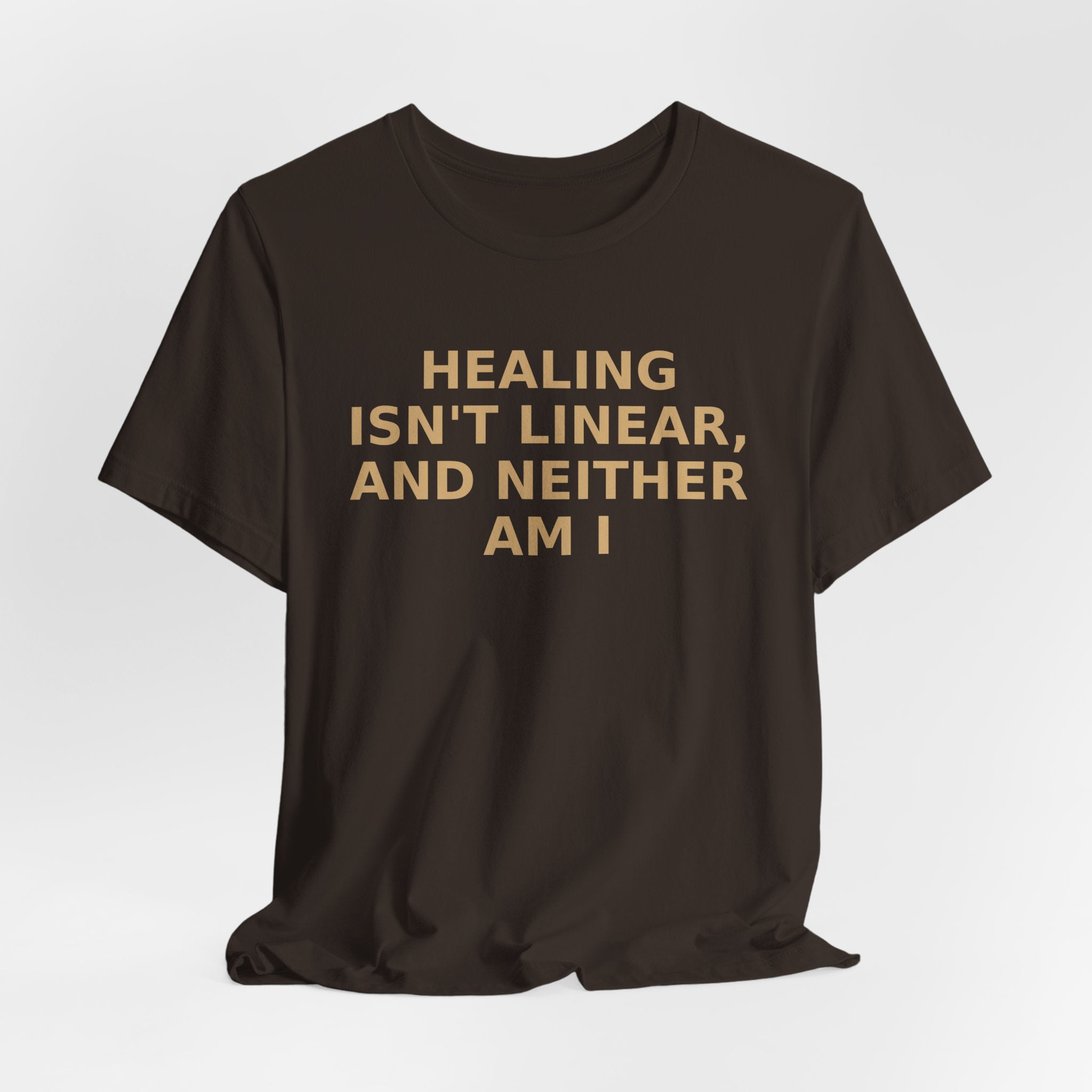 Healing Isn't Linear Tee — Mental Health Support Graphic T‑Shirt