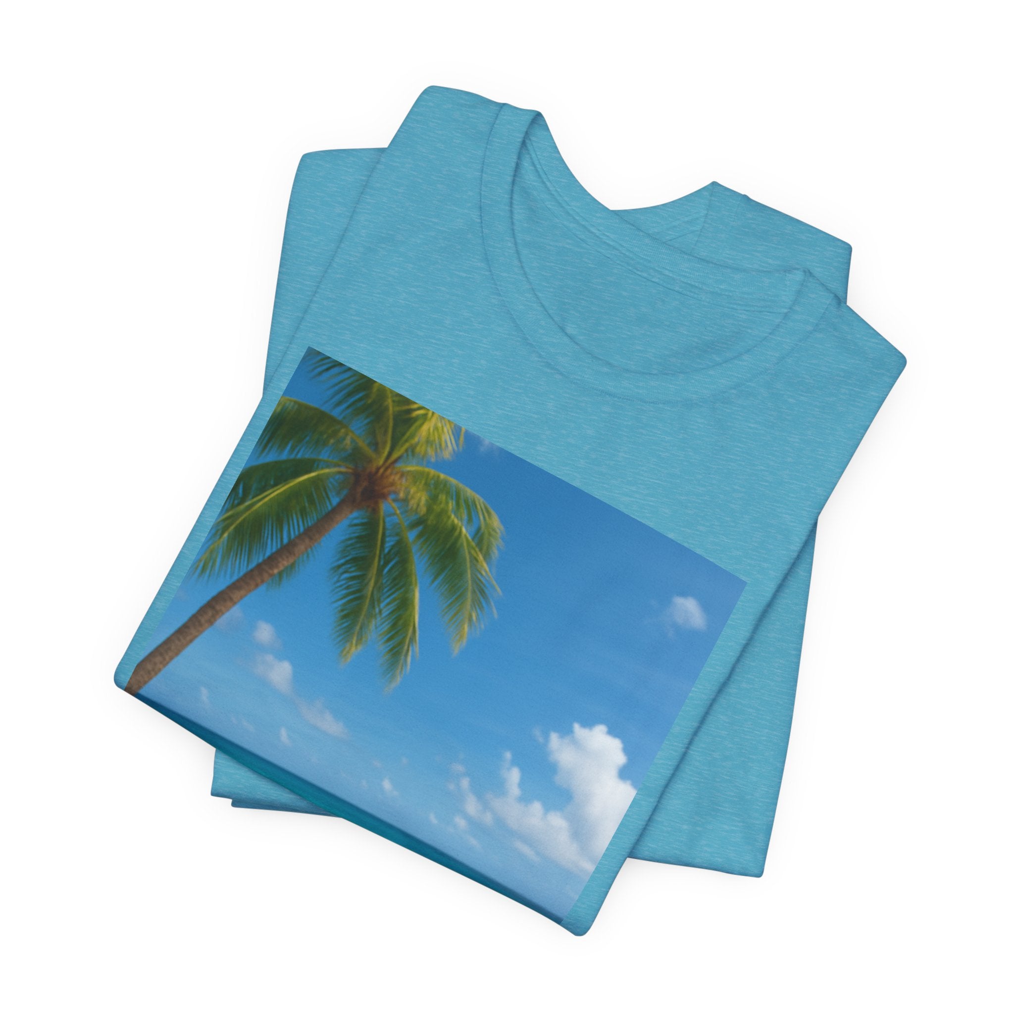 Beach Chihuahua Dog T-Shirt — Hawaiian Shirt Puppy on Tropical Shore