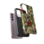 Tropical chihuahua Phone Case — Floral Pineapple Protective Tough Case
