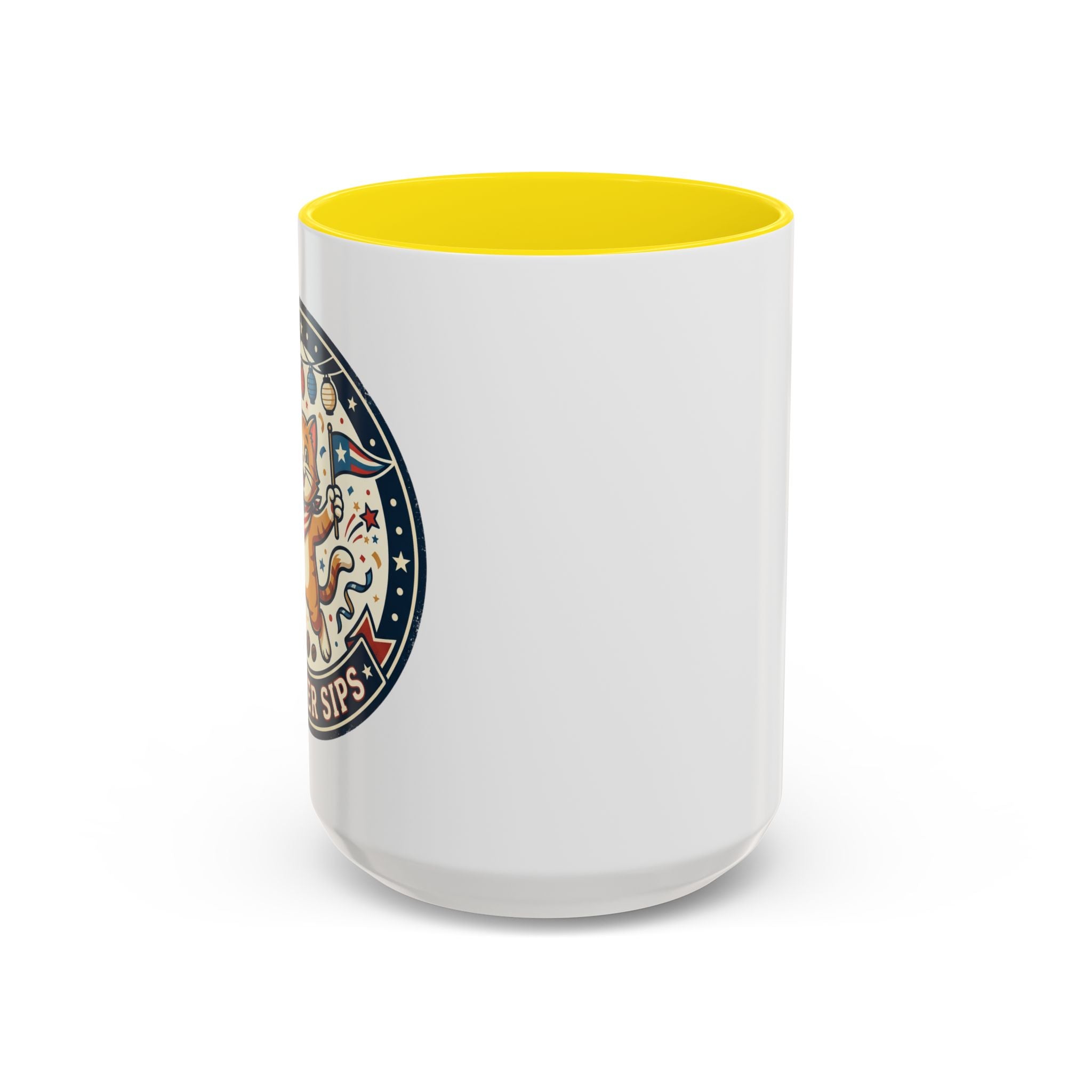 Space Camper Patch Coffee Mug — Retro Astronaut Camper 11/15oz Accent Mug