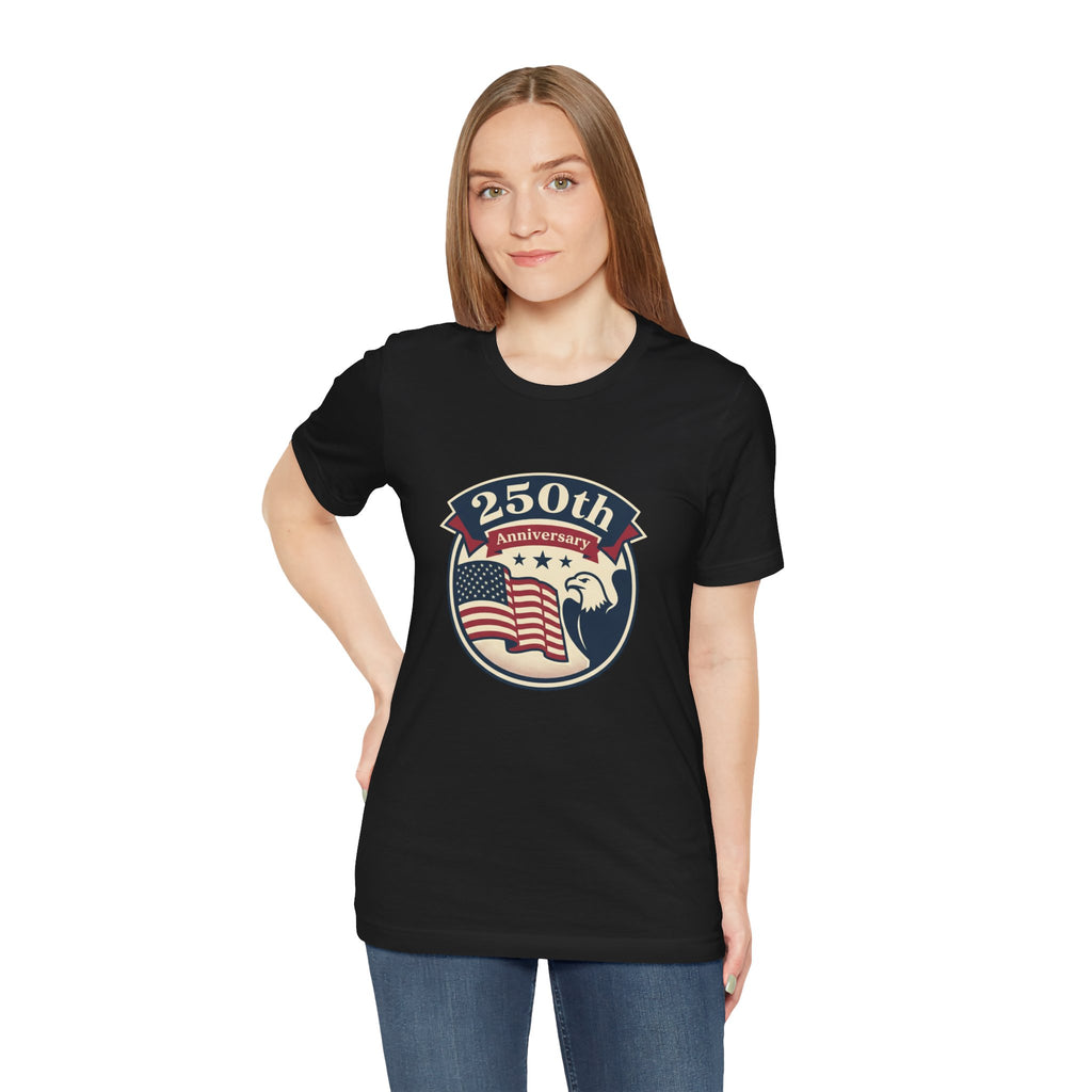 250th Anniversary Eagle & American Flag T-Shirt