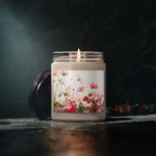 Floral Meadow Scented Soy Candle — 9oz Jar (Fresh Wildflower Aroma)