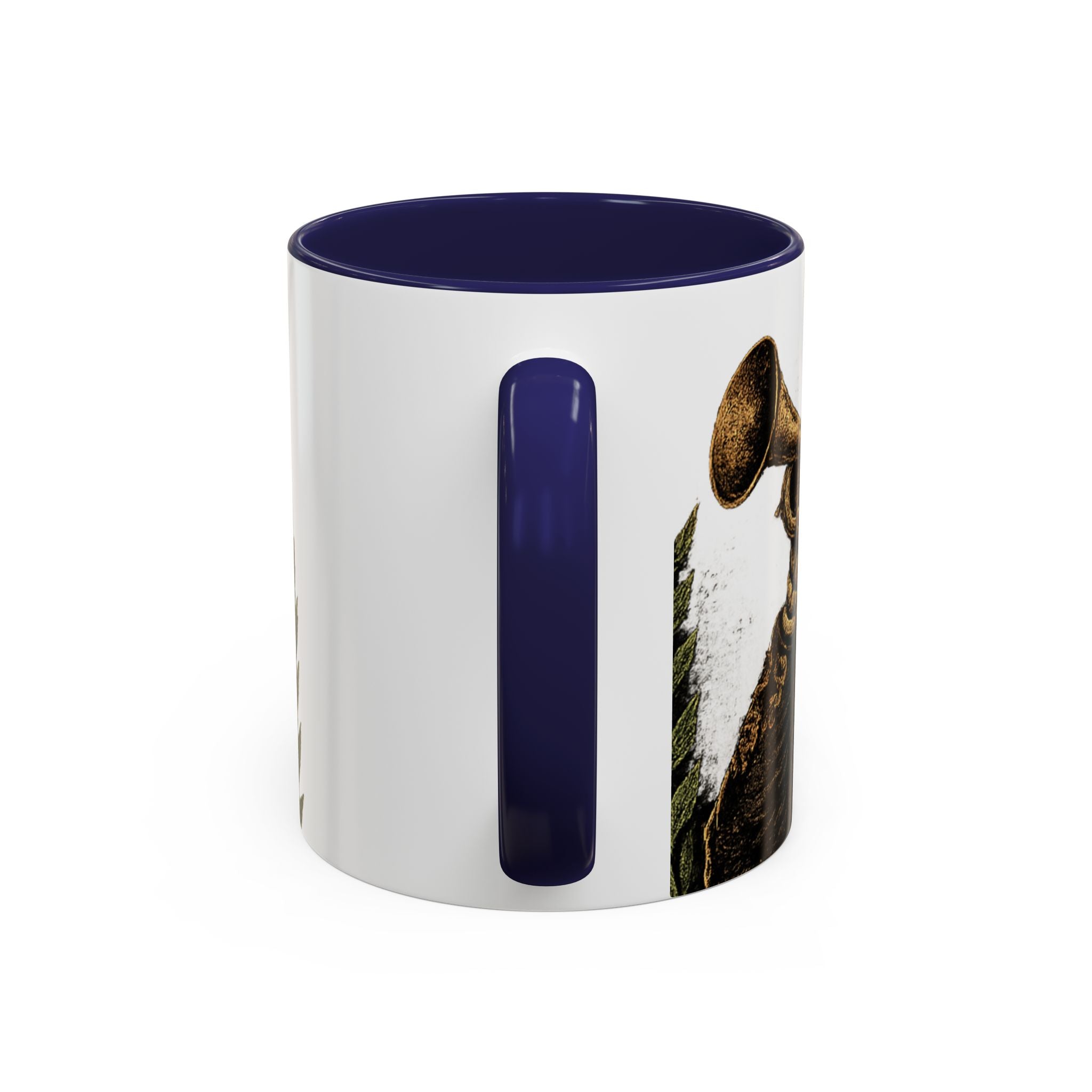 Day of the Dead Soccer Skull Accent Mug — 11/15oz