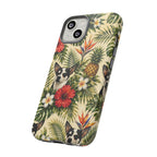 Tropical chihuahua Phone Case — Floral Pineapple Protective Tough Case