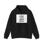 Classic Hoodie with Centered Design – 'Place Your Design Here'