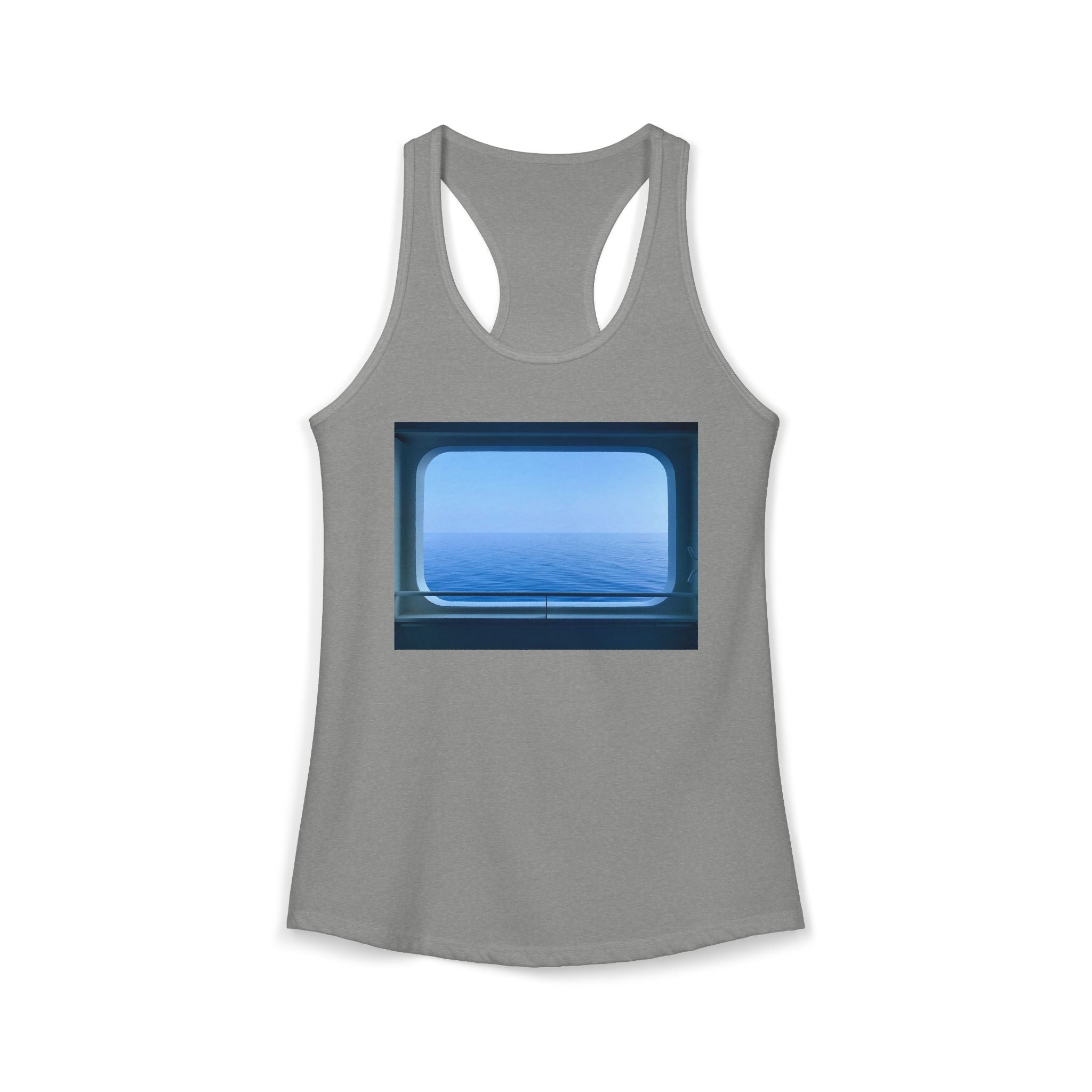 Women's Ideal Racerback Tank - Summer Ocean View