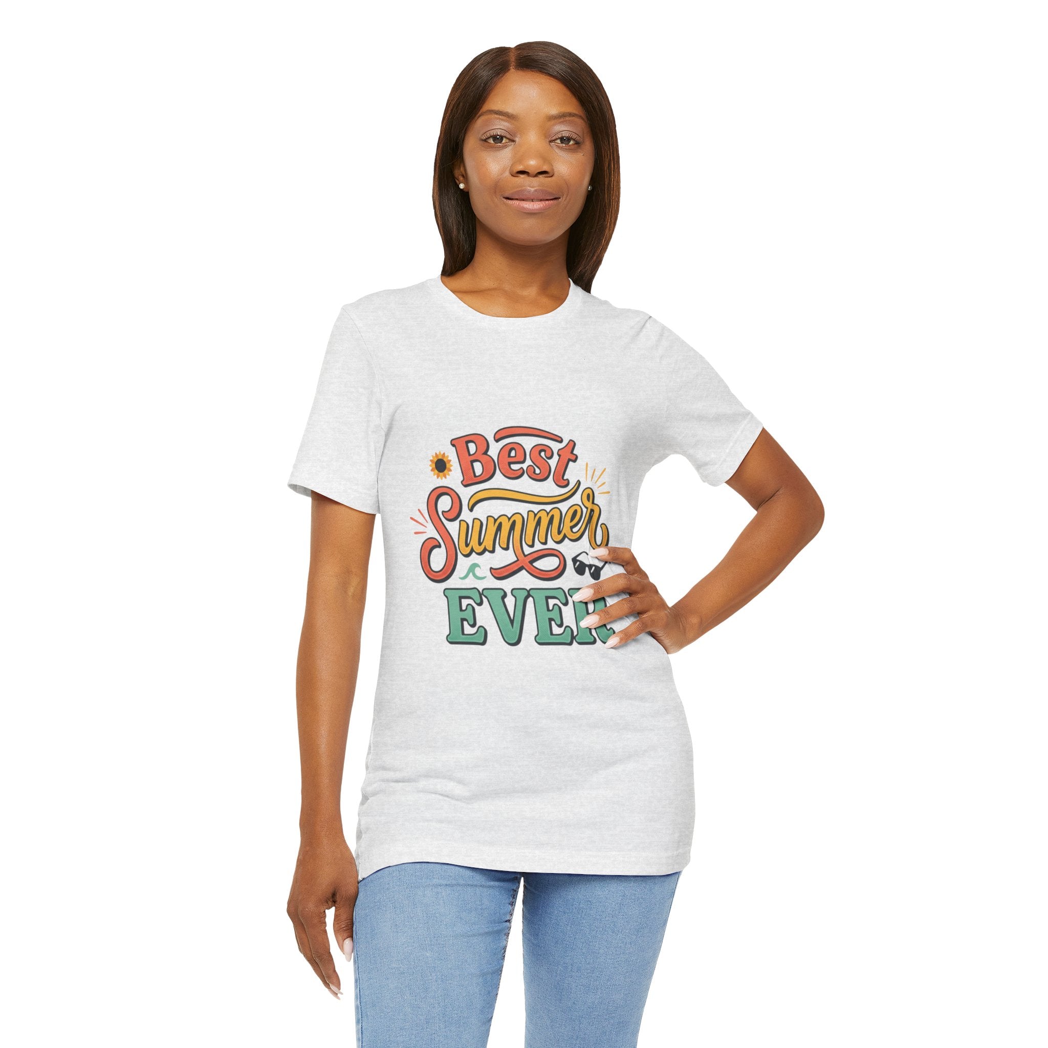 Best Summer Ever T-Shirt — Retro Colorful Vacation Tee