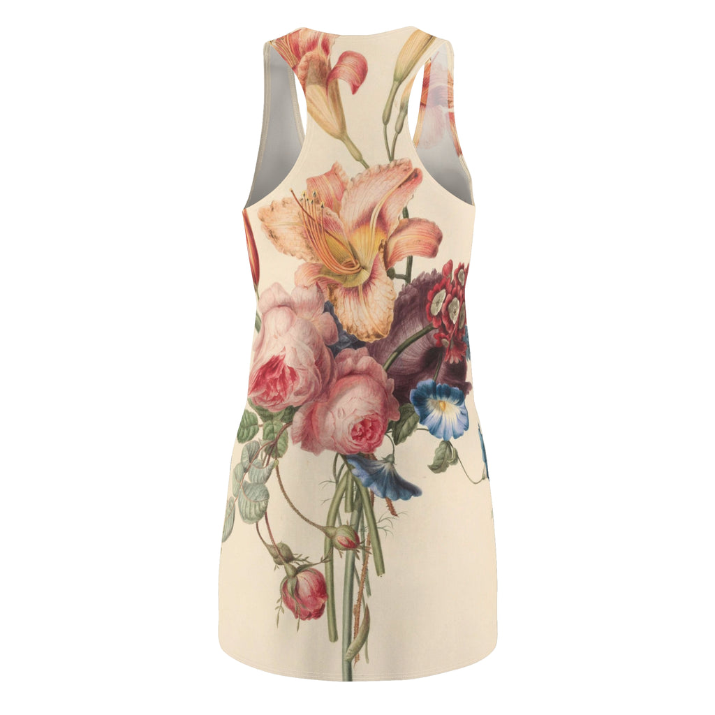 Floral Vintage Bouquet Racerback Dress