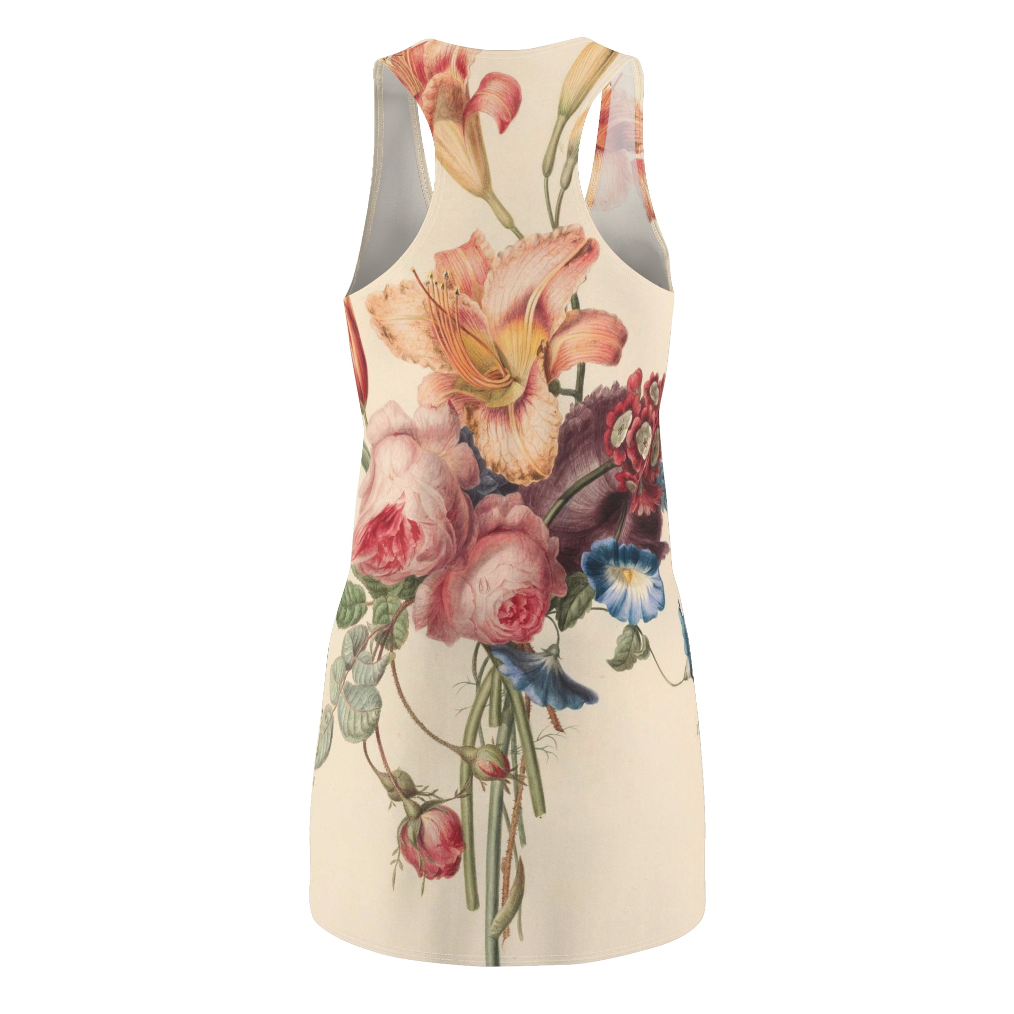 Floral Vintage Bouquet Racerback Dress