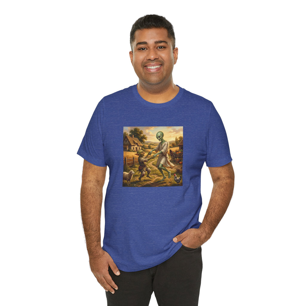 Alien Harvest Vintage Art T‑Shirt