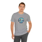 Miami Beach Vintage Logo Tee — Miami Skyline Sunset T‑Shirt