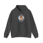 Patriotic Cat Hoodie — "Ready for the Stars" Graphic Pullover