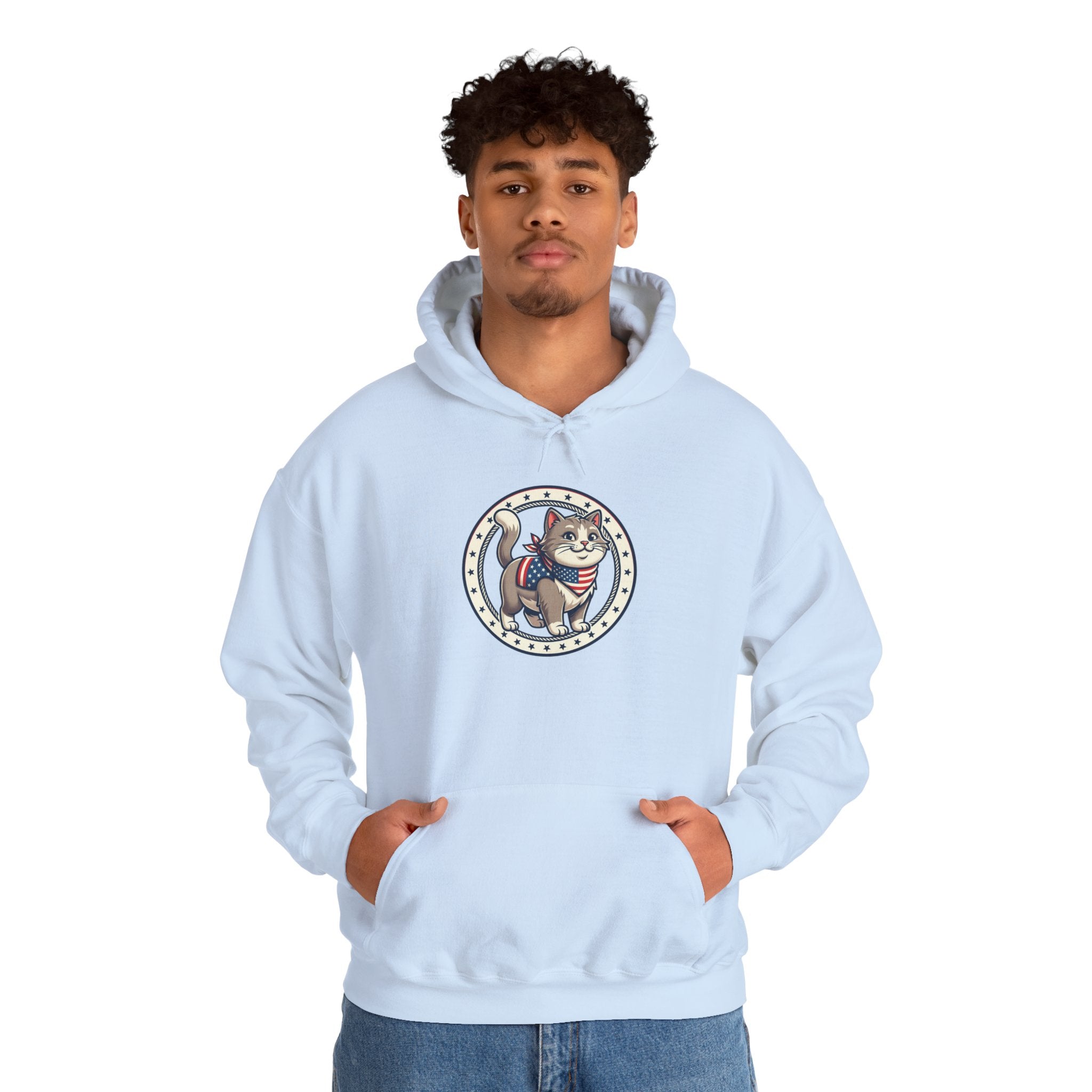 Patriotic Cat Hoodie
