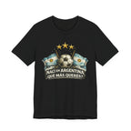Argentina Soccer T-Shirt — "Nací en Argentina, ¿Qué más querés?" Vintage Football Tee