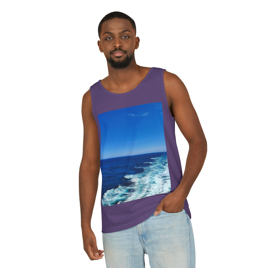 Ocean View Photo Tank Top — Coastal Beach Vibes Summer Tee