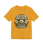 Mexico Soccer T‑Shirt — "Hecho en México, Criado con Fútbol" Vintage Football Tee