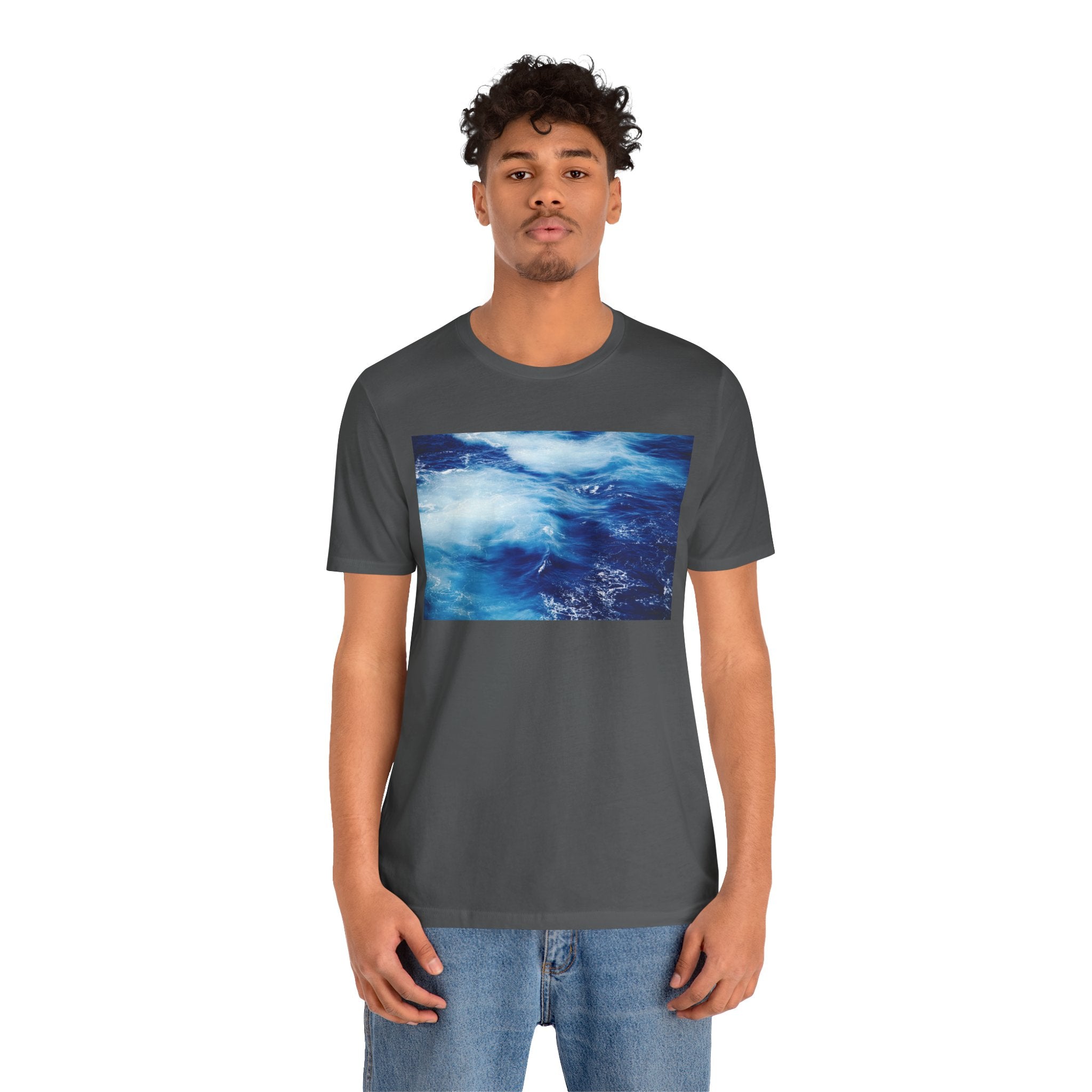 Ocean Waves  Tee — Blue Water Photography T-Shirt