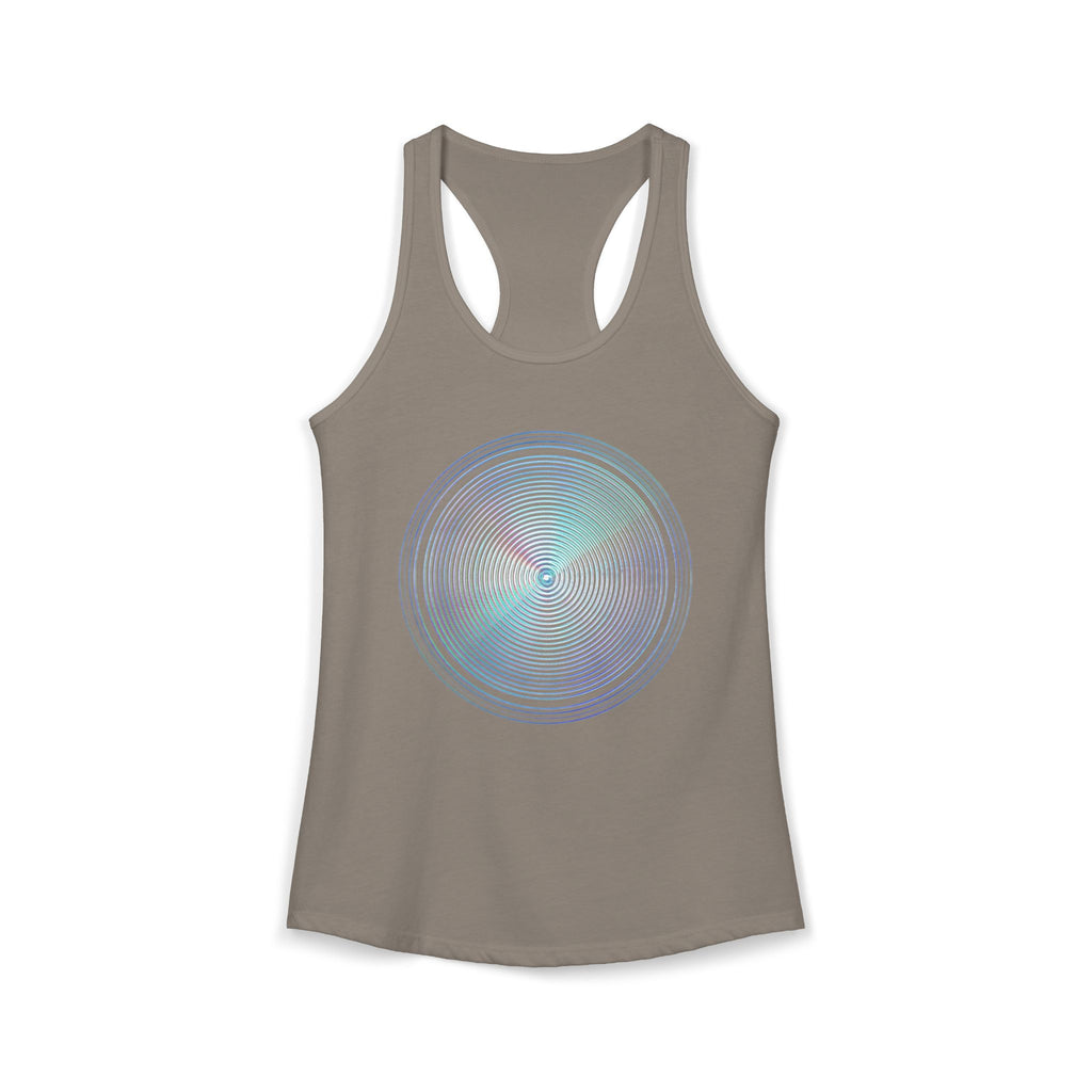 Women's Ideal Racerback Tank - Circle