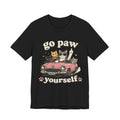 Go Paw Yourself Cat Tee – Cute Retro Cats in Convertible T‑Shirt