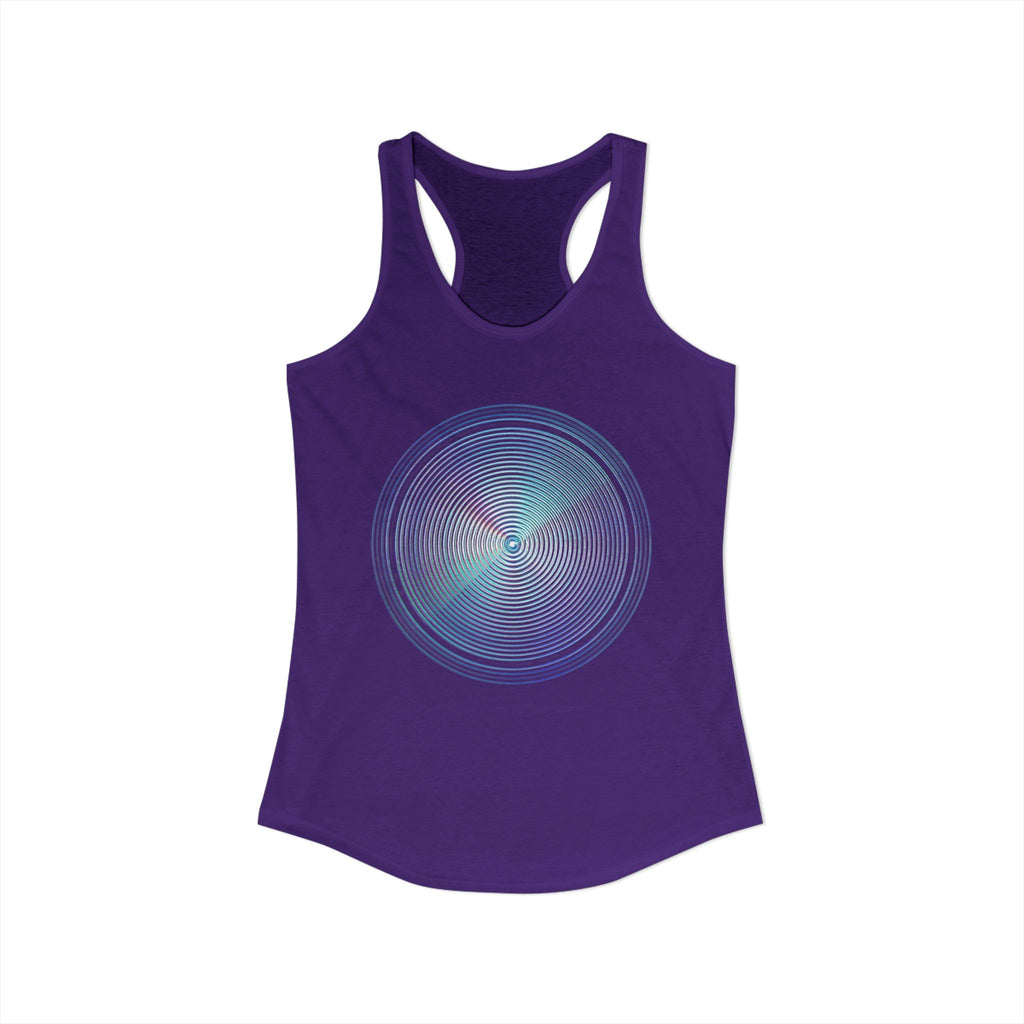 Women's Ideal Racerback Tank - Circle