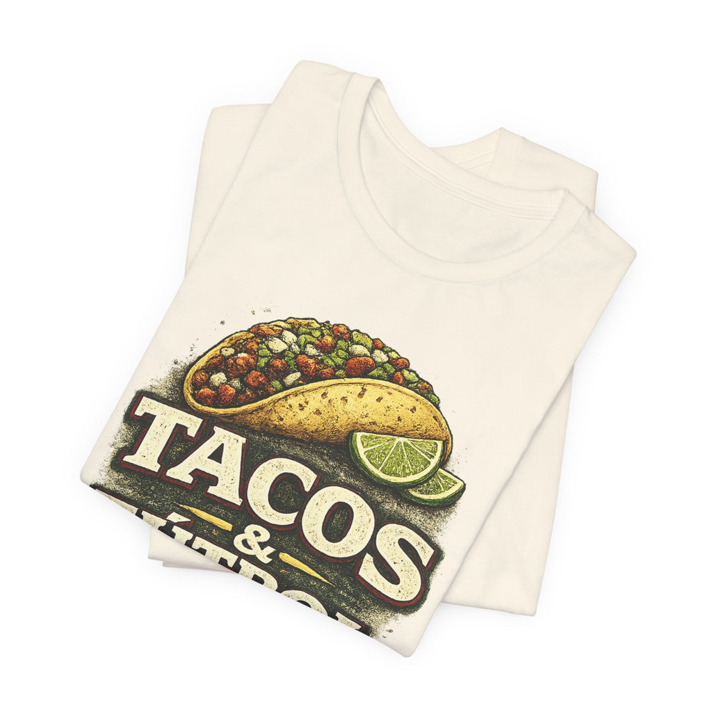 T-Shirt — Tacos & Fútbol Graphic Tee — Soccer Fan Mexican Food Mashup