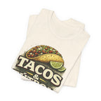 T-Shirt — Tacos & Fútbol Graphic Tee — Soccer Fan Mexican Food Mashup