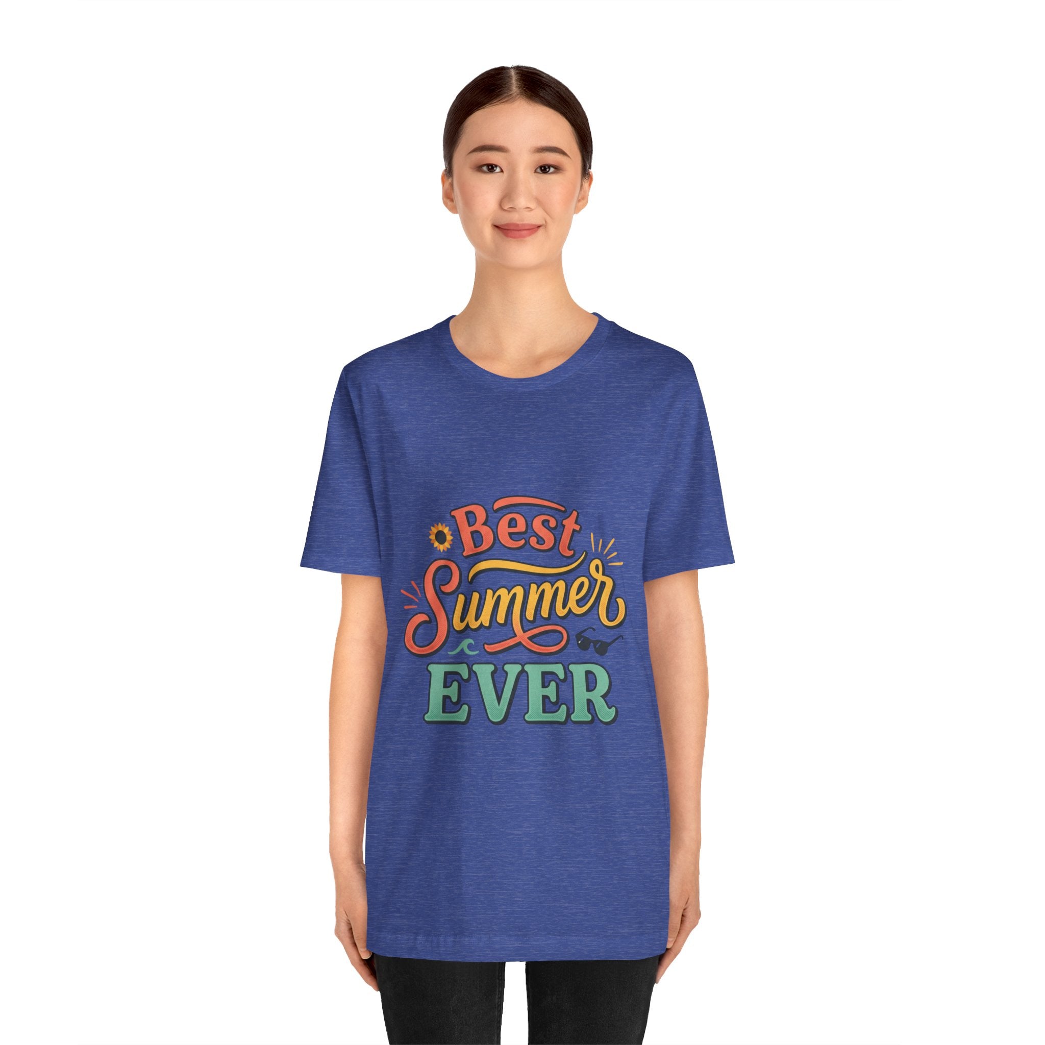Best Summer Ever T-Shirt — Retro Colorful Vacation Tee